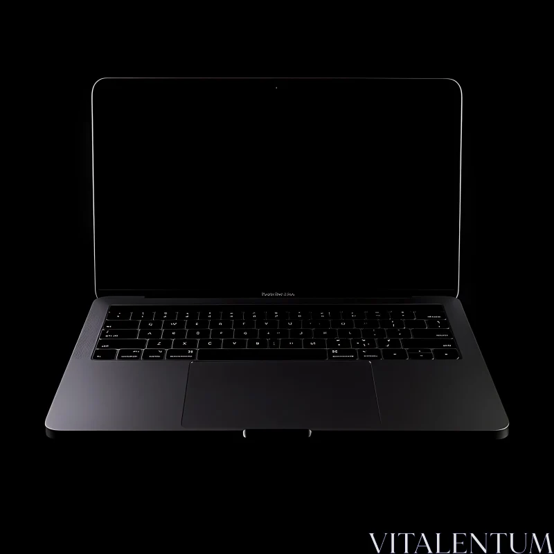 Elegant Minimalist Laptop Design AI Image