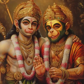 Golden Deities in Harmony