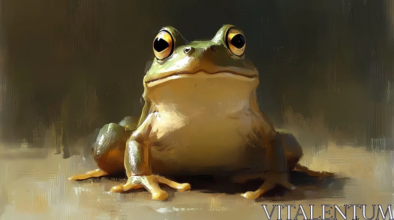 AI ART Nature's Amphibian Portrait