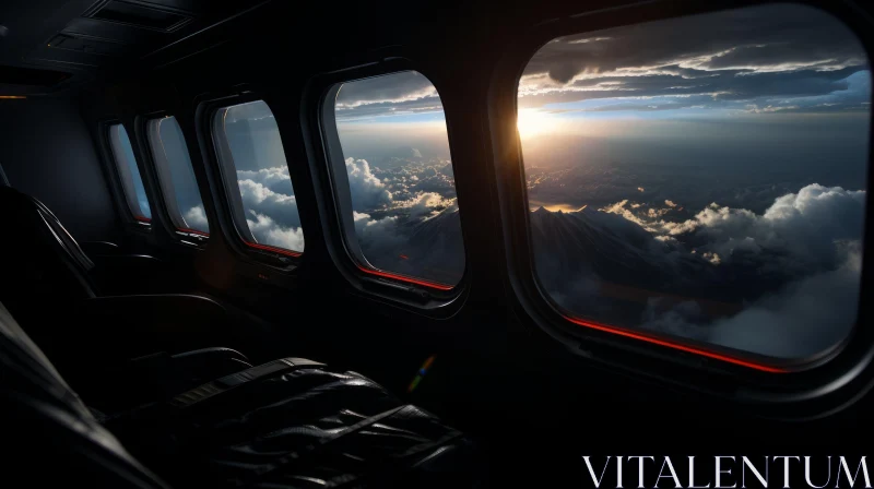 Captivating Reflection: A Window into Travel Photography AI Image