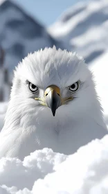 Eagle in Snow