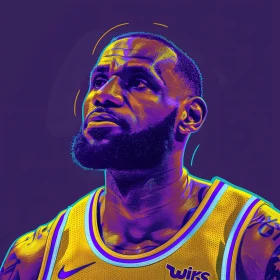 LeBron James Digital Art