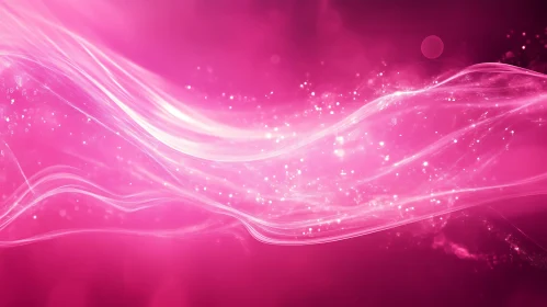 Luminous Magenta Light Abstract Composition