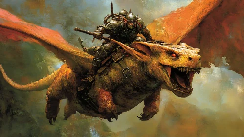 Dragon Rider Fantasy Artwork