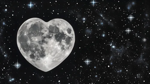 Lunar Heart Among the Stars