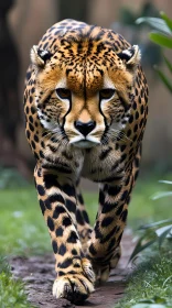 Cheetah Striding Forward
