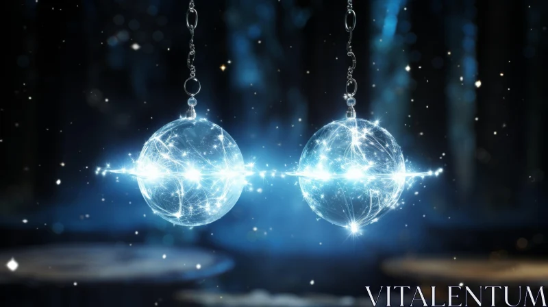Ethereal Glass Balls: A Captivating Visual Experience AI Image