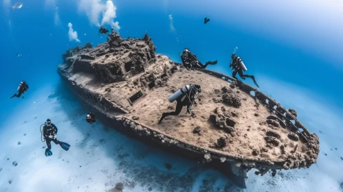 Exploring the Depths: Scuba Divers Discover an Ancient Shipwreck