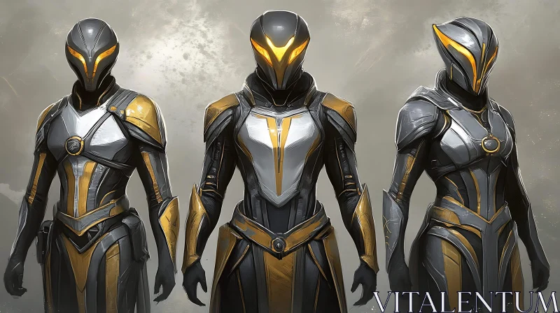 Advanced Sci-Fi Suit Concepts AI Image