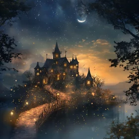 Mystical Castle Landscape