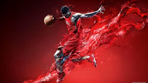 Athlete Mid-Air