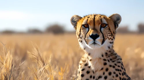 Cheetah Portrait in the Wild