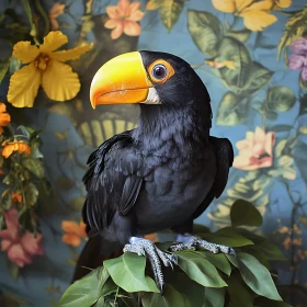 Exotic Bird in a Tropical Paradise