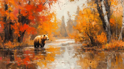 Wildlife in Autumnal Serenity