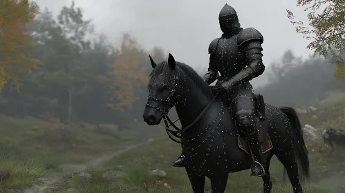 Armored Knight on Horseback