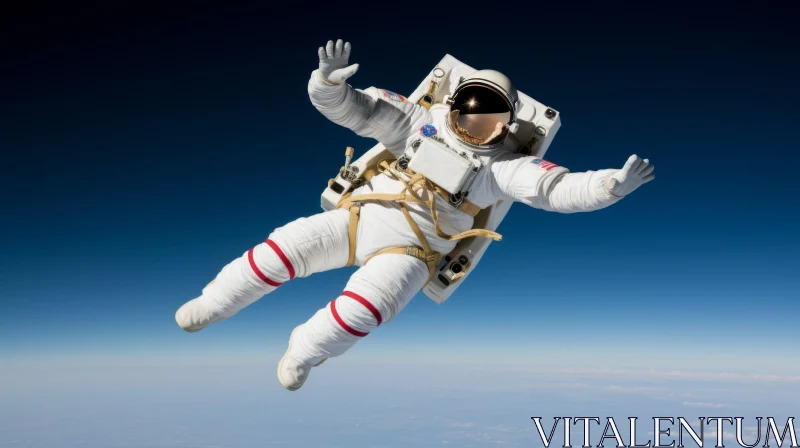 Transcendentalist Astronaut: A Captivating Image of Exploration and Freedom AI Image