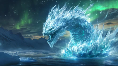 Frozen Sea Monster: The Ice Dragon