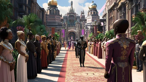 Procession in Wakanda