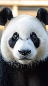 Panda Bear Close-Up Image