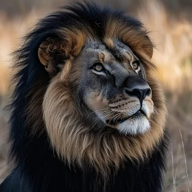 Majestic Male Lion