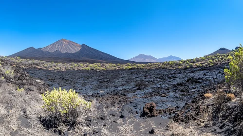 Volcanic Scenery with Lavascape