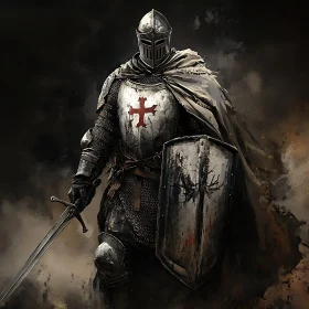 Armored Knight with Sword
