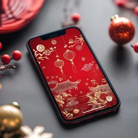 Festive Phone Screen: Chinese New Year