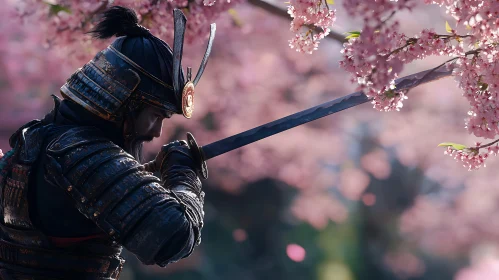 Warrior in Bloom: A Samurai's Resolve