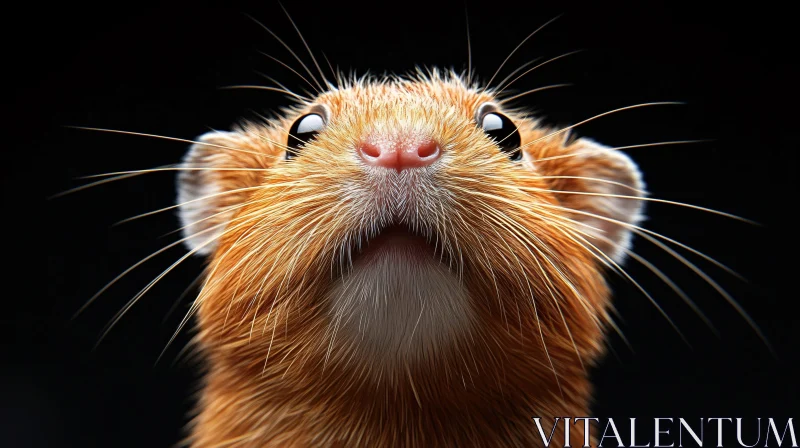 AI ART Hamster Fur and Whiskers