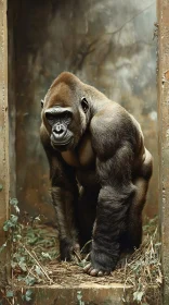 Wildlife Portrait of a Gorilla