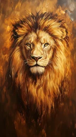 Regal Lion's Gaze