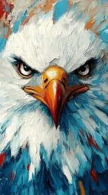 Vivid Eagle Art Portrait