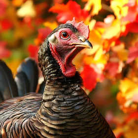 Chicken in Autumnal Splendor