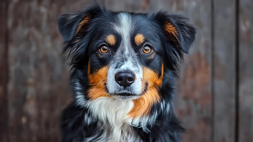 Close-up of a Stylish Dog