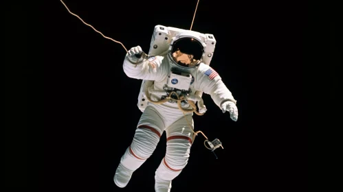 Astronaut in Space: Captivating Image of Weightlessness