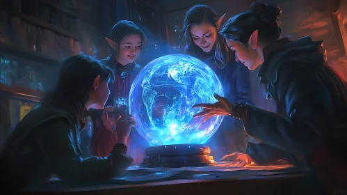 Mystic Elves and the Glowing Orb