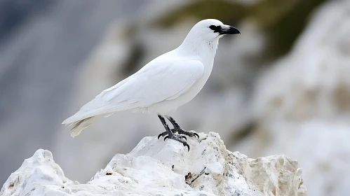 Seabird Portrait: White Tern on Rock