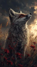 Renard Majestic au Crépuscule