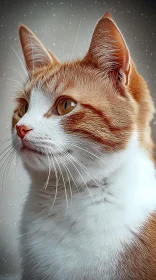 Feline Elegance in Snow