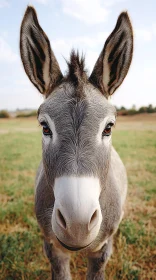Donkey Face Close-Up