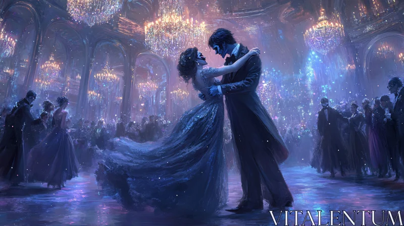 AI ART Mystical Ballroom Dance Scene