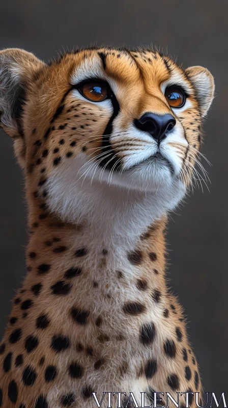 Wildlife Majesty: Cheetah Close-Up AI Image