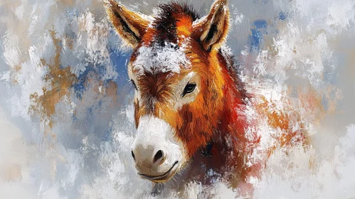 Expressive Donkey Artwork