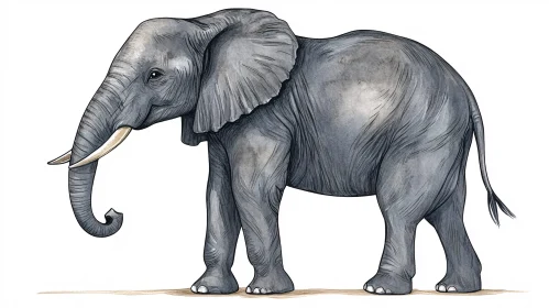 Majestic Elephant Art