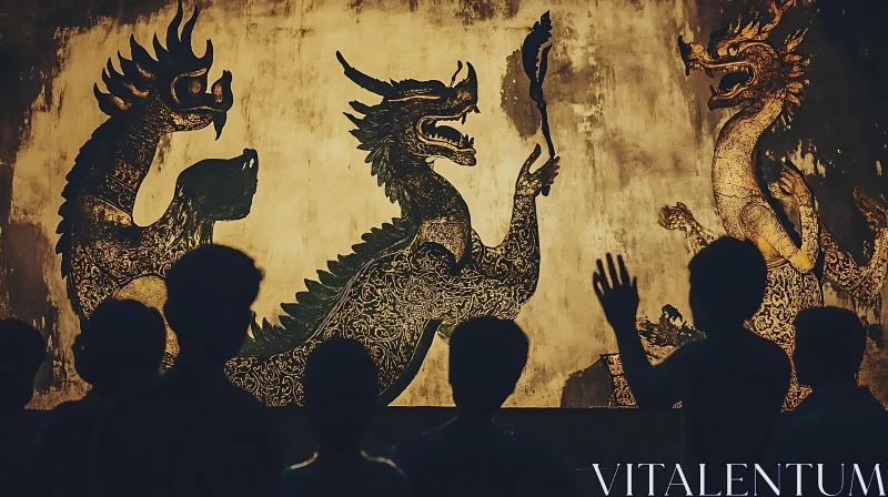 AI ART Shadows and Dragons: A Cultural Spectacle