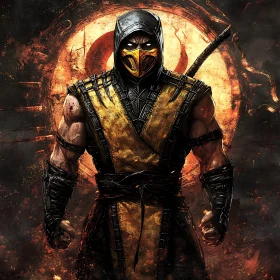 Scorpion: Warrior in Yellow and Black