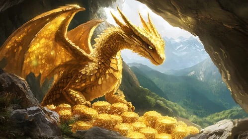 Dragon on Treasure