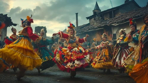 Colorful Folk Dance Performance