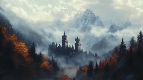 Castle in the Foggy Mountains