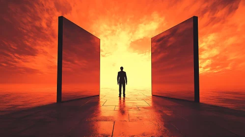 Silhouette at the Gateway
